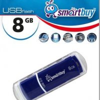 Флэш-диск SmartBuy  8GB USB 3.0 Crown синий