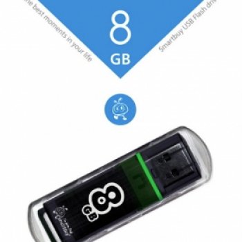 Флэш-диск SmartBuy  8GB USB 3.0 Glossy серый