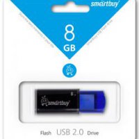 Флэш-диск SmartBuy 8GB Click синий