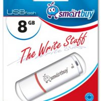 Флэш-диск SmartBuy  8GB Crown белый