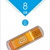 Флэш-диск SmartBuy  8GB Glossy оранж