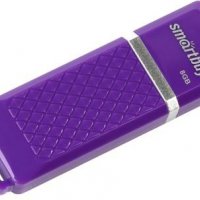 Флэш-диск SmartBuy  8GB Quartz series фиолетовый