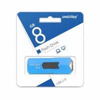 Флэш-диск SmartBuy  8GB Stream синий