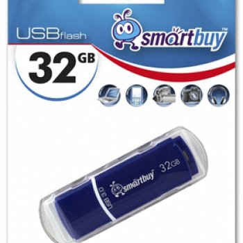 Флэш-диск SmartBuy 32GB USB 3.0 Crown синий