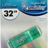 Флэш-диск Smart Buy 32GB Glossy зеленый
