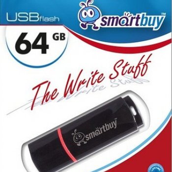 Флэш-диск SmartBuy 64GB Crown черный
