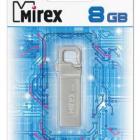 Флэш-диск Mirex 8GB Crab карабин, металлический корпус
