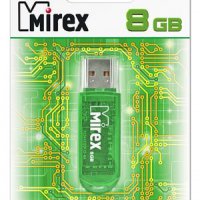 Флэш-диск Mirex 8GB Elf зеленый