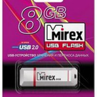 Флэш-диск Mirex 8GB Knight белый