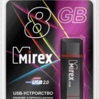 Флэш-диск Mirex 8GB Knight черный