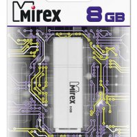 Флэш-диск Mirex 8GB Line белый