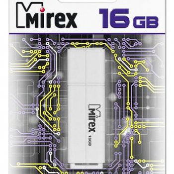 Флэш-диск Mirex 16GB Line белый