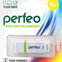 Флэш-диск Perfeo 16GB C11 белый