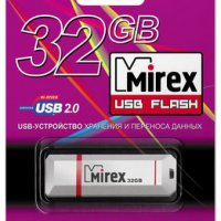 Флэш-диск Mirex 32GB Knight белый