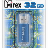 Флэш-диск Mirex 32GB Unit синий, металлический корпус