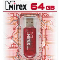 Флэш-диск Mirex 64GB Elf красный