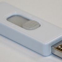 Флэш-диск под нанесение (без лого) 4GB Harbor белый без блистера