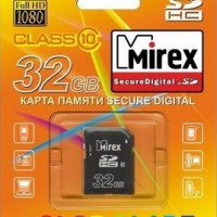 Карта SD Mirex 32GB Class 10 (SDHC)