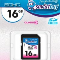 Карта SD SmartBuy 16GB Class 10 (SDHC)