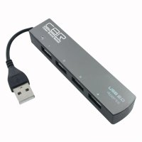 USB-хаб CBR CH-123 4 порта, USB 2.0 для ноутбука