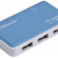 USB- хаб Defender Quadro Power USB 2.0 4порта, блок питания