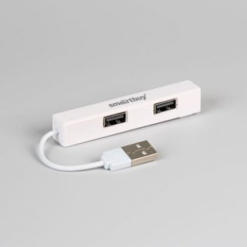 USB- хаб SmartBuy 408-W 4 порта белый