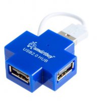 USB- хаб SmartBuy 6900-B 4 порта голубой