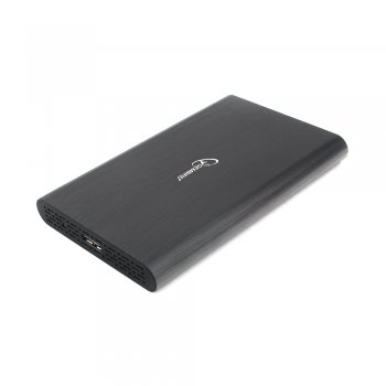 Внешний контейнер для HDD 2.5" Gembird EE2-U3S- 50, SATA, USB3.0, 2.5" HDD/SSD, до 2Тб, металл, черный (1/40)