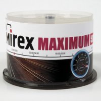 Диск CD-R Mirex 52x MAXIMUM Cake box (50/300) 201285