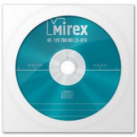 Диск CD-RW Mirex 4-12x Конверт (1/150)