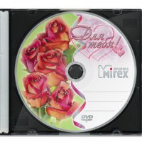 Диск DVD-R Mirex 4,7 Gb 16x Для тебя Slim (1/200)