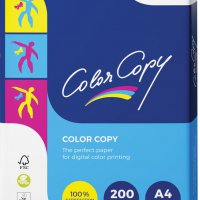 Бумага А4 Color Copy 200 г/м2  250 листов для полноцветной лазерной печати А++ 161% (CIE) Австрия (1/5)