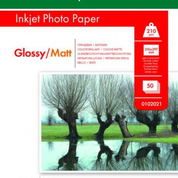 Бумага А4 LOMOND 210 г/м2, глянцевая/матовая двусторонняя, 50 листов