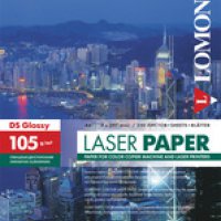Бумага для лазерной печати А4 LOMOND 105 г/м2, глянцевая двусторонняя, 250 листов (1/11)