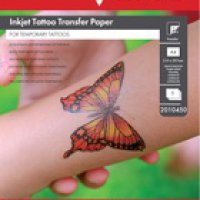 Бумага А4 LOMOND TATTOO transfer Inkjet, для  временных татуировок, 5 листов (1/26)