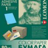 Бумага А4 LOMOND 080/50 самокл. недел. синяя (1/27)
