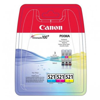 Набор картриджей CANON CLI 521 C/M/Y (2934B010)