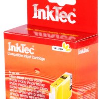 Картридж INKTEC CANON CLI-8Y для PIXMA iP4200/ iP4300/ iP5300/ Pro9000 yellow
