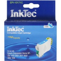 Картридж INKTEC EPSON Т1712 (17XL) для Expression Home XP- 33/103/203/207/303/306/406, (увеличенный объем) cyan