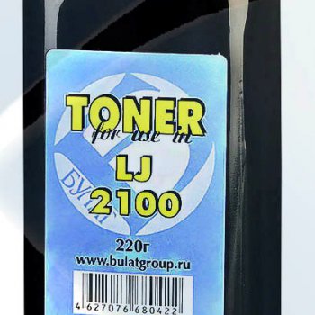 Тонер БУЛАТ HP LJ 2100 220г (1/24)