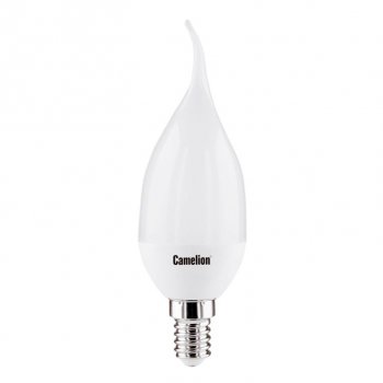 Лампа диодная свеча на ветру  8Вт Е14 3000К 720Лм Camelion (10)