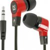 Наушники вкладыши Defender Basic-619 черный/красн (50)
