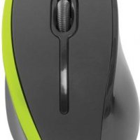 Мышь Defender #1 MM-340 3кн 1000dpi черный/зеленый (40)