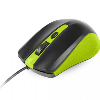 Мышь SmartBuy 352 One 3кн 800/1200/1600dpi зеленый/черный (100)