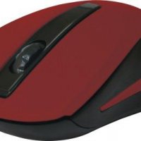 Мышь Defender #1 MM-605 3кн, 1200 DPI, красный, беспроводная (1/40)