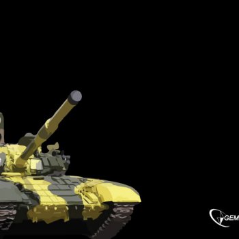 Коврик Gembird MP GAME10, рисунок- "танк", размеры 250*200*3мм (1/100)