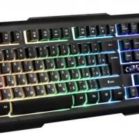Клавиатура Defender игровая Chimera GK-280DL RU, 9 режимов динамической подсветки, подсветка символов и клавиш, влагоустойчивая конструкция, металлическое дно, USB черный (1/20)