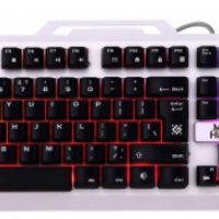 Клавиатура Defender игровая MetalHunter GK-140L, подсветка, влагоустойчивая конструкция, металлическая крышка корпуса, USB (1/20)