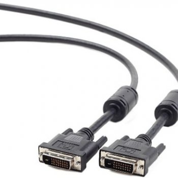 Кабель DVI-D dual link  1,8м экран ферритовые кольца Gembird