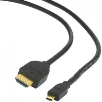 Кабель HDMI - HDMI-micro 1.8м Gold Gembird